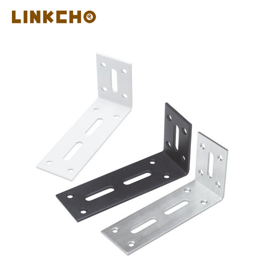 Hardware Furniture Corner L-shaped 90-degree Bracket Right-angle Bracket Angle Iron Support Furniture Connection Fasteners