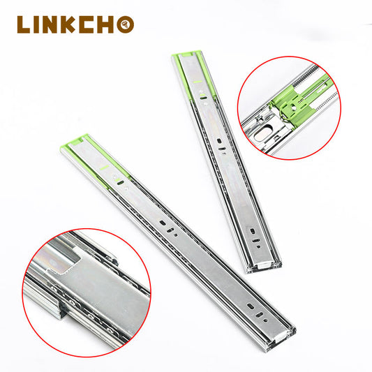 Factory Direct Sales Hydraulic Soft Close Buffer Drawer Slides for Furniture Hardware Drawer Channel Runners Rails Guide