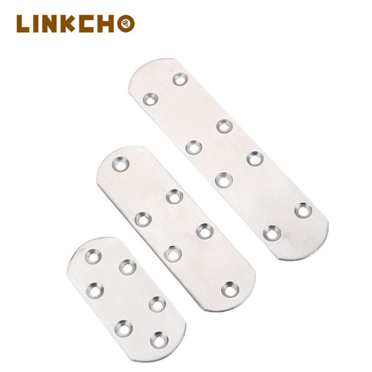 Connector Corner Code High Quality Stainless Steel Straight Furniture Parts Straight Repair Metal Flat Bracket Plate Fixed Angle