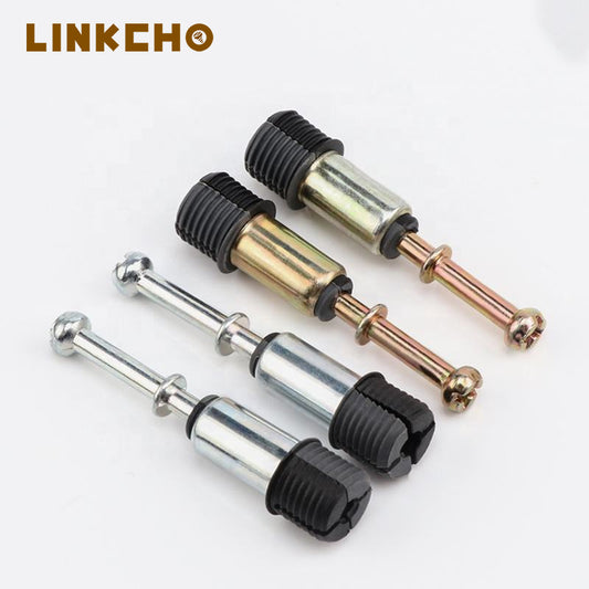 Hardware 2-in-1 Eccentric Wheels Furniture Cam Lock Fasteners Multi-Size Repair Spare Parts Nut & Bolt Quick Install