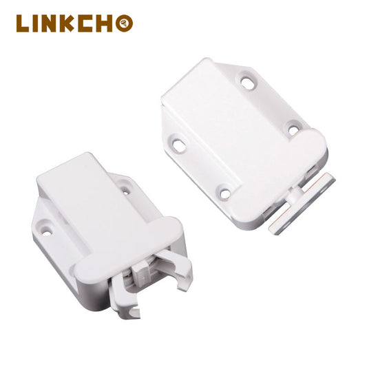 Durable Contemporary Self-Locking Invisible Push Open Cabinet Hardware Wardrobe Door Rebound Device Hotel Living Room