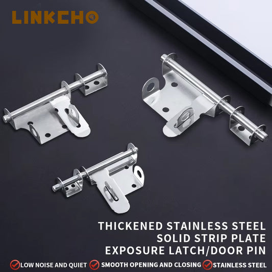 Stainless Steel Door Bolt Wood Latch Home Window Hotel Security Lock Contemporary Cow Model Household Hardware