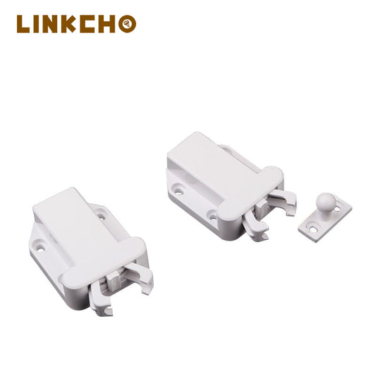 Durable Contemporary Self-Locking Invisible Push Open Cabinet Hardware Wardrobe Door Rebound Device Hotel Living Room