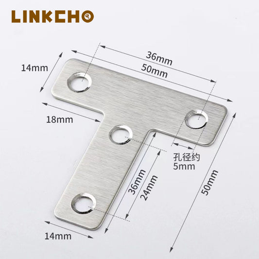Wholesale Thickened Stainless Steel T Angle Code Plate Connector