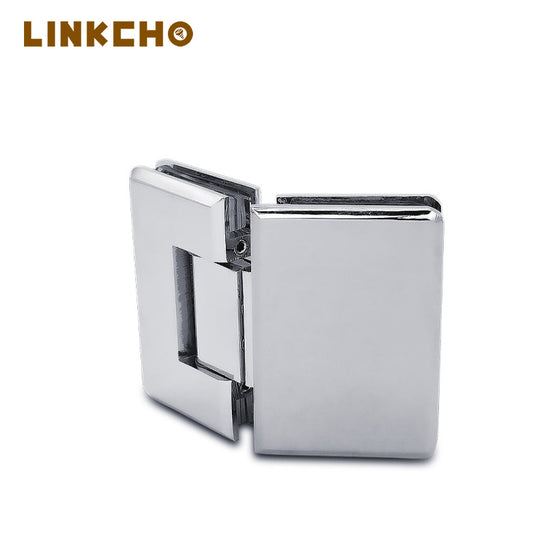 Factory Wholesale Modern Style Brass Shower Door Hardware Soft Close Glass Hinges for Bathroom Cabin Shower