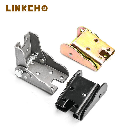 Thickened 90-degree Folding Self-locking Iron Kitchen Table Leg Hinge with Concealed Design Durable & Easy Installation