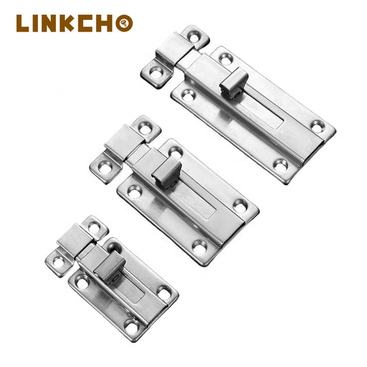 Stainless Steel Door Window Tower Bolt Latch Flush Sliding Door Barrel Tower Bolt Lock Latch