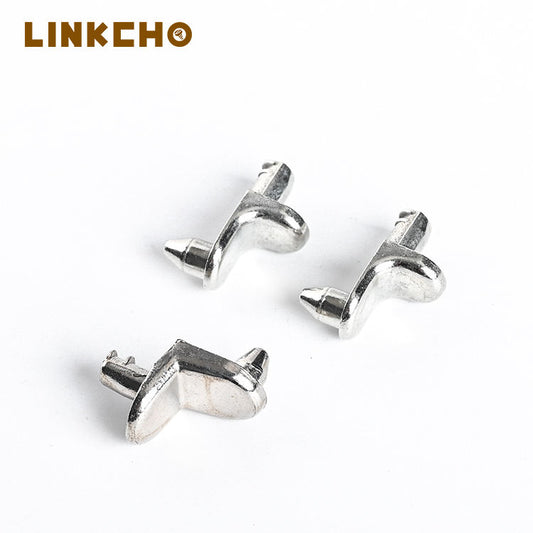 LINKCHO Shelf Support Furniture Cabinet Hardware Fittings 5mm Hidden Connections Glass Shelf Support Pins Zinc Nickel Plated