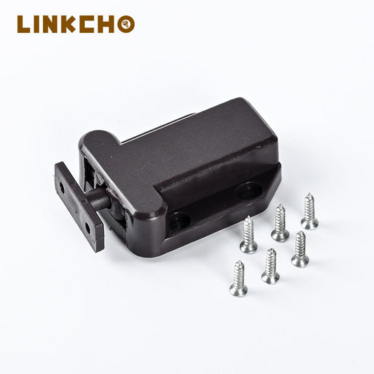 Beetle Sliding Push Pull Door Latch Plastic Rebounder Device Touch Bead Kitchen Cabinet Suction Press Switch for Door Lock