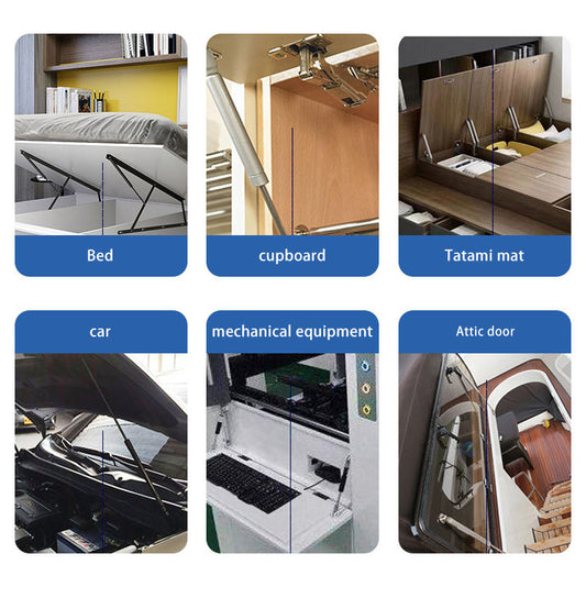 Small Furniture Hardware Hydraulic Buffer Slide Cabinet Soft Close Door Piston Oil Damper Iron Material Detachable