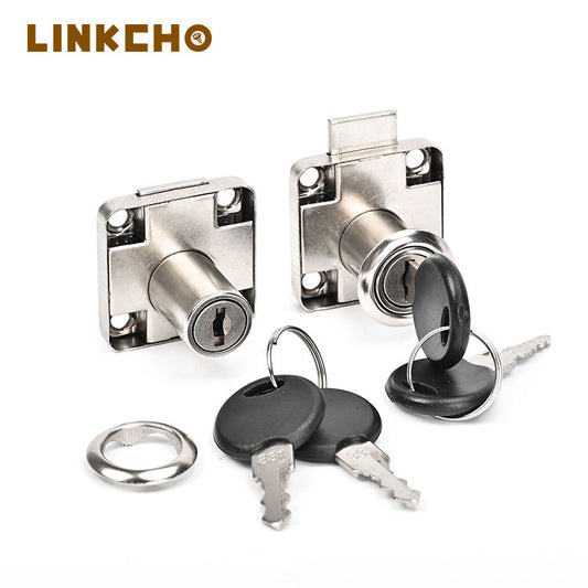 LINKCHO Office Desk Drawer Locks and Cabinet Door Locks Furniture Lock for Both Wooden and Metal Furniture