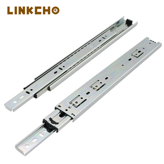 Factory Direct Price Heavy Duty 3-Stage Drawer Slide 45KG Load Capacity Removable Design for Furniture,Toolbox Ark