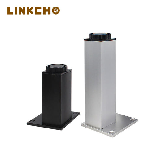 Adjustable Furniture Sofa Leg Aluminium Alloy Replacement Chair Table Legs with Leveling Feet