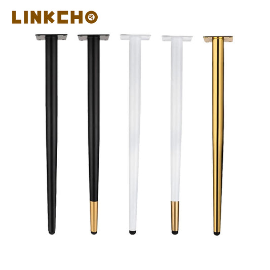 Metal Furniture Cabinet Legs Support Hardware for Dressing Tables Tapered and Diagonal Sofa Legs Table Hardware Legs