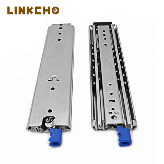 227KG Full Extension Lock-In and Lock-Out Heavy Duty Slide Rail Full Extension Drawer Slide Ball Bearing Drawer Slide