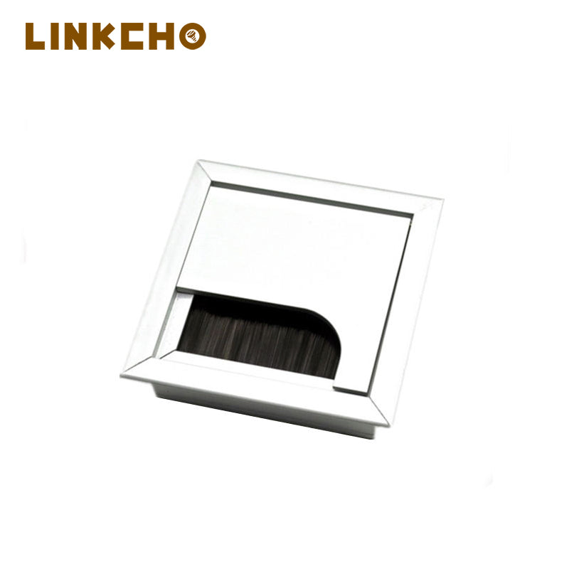 Computer Desk Wire Cable Buttonhole Box Office Furniture Hardware Wire Management Box Cable Soft Envelope Wire Button Box