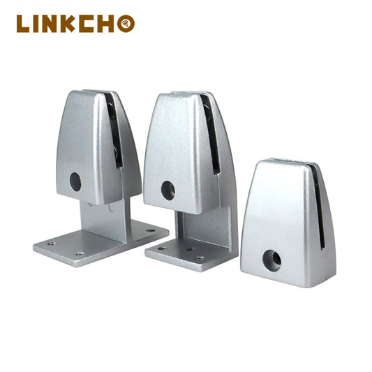 Wholesale Furniture High Quality Aluminum Alloy Glass Clamp Desk Partition Glass Clip
