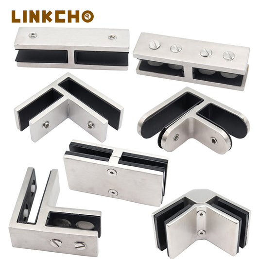 Square Glass Clip Stainless Steel Glass Clamp Glass Balcony