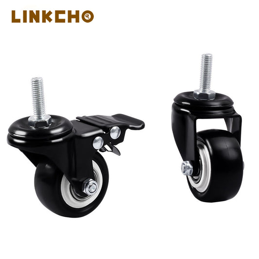 Plastic Universal Castor Roller Wheels Furniture Nylon/PVC Caster Heavy Duty Wheels for Wheels Casters