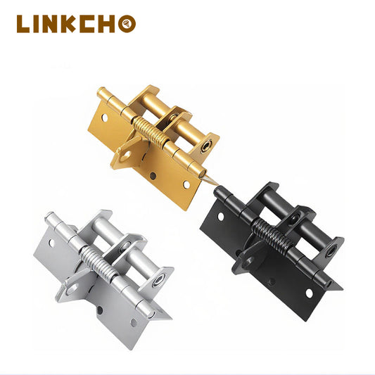 Modern Design Automatic Return Furniture Wardrobe Door Hardware Spring Hinge Soft Closing Feature for Gym Use