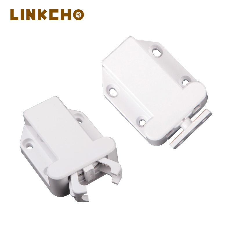 Durable Contemporary Self-Locking Invisible Push Open Cabinet Hardware Wardrobe Door Rebound Device Hotel Living Room