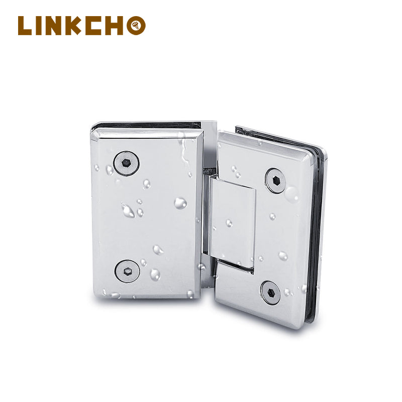 Factory Wholesale Modern Style Brass Shower Door Hardware Soft Close Glass Hinges for Bathroom Cabin Shower