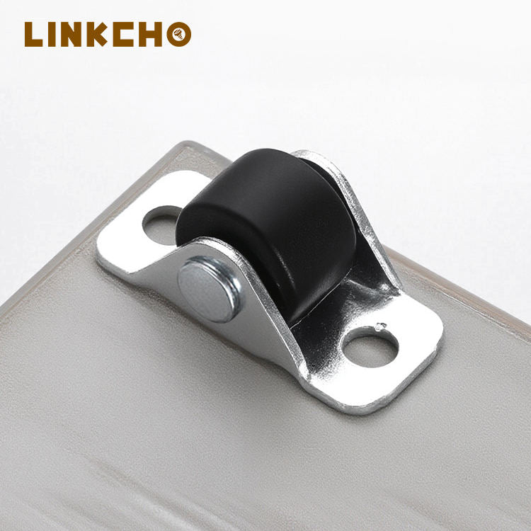Durable Mini Universal Iron Nylon Wheel Swivel Brake Casters 6kg Capacity Precision Ball Bearing Modern Design Hospital Bathroom
