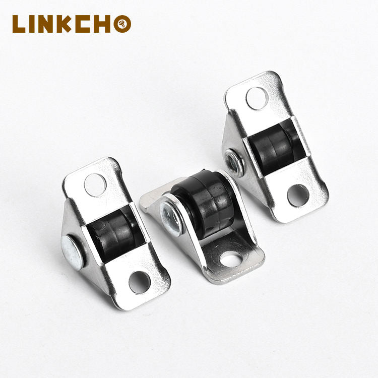 Durable Mini Universal Iron Nylon Wheel Swivel Brake Casters 6kg Capacity Precision Ball Bearing Modern Design Hospital Bathroom