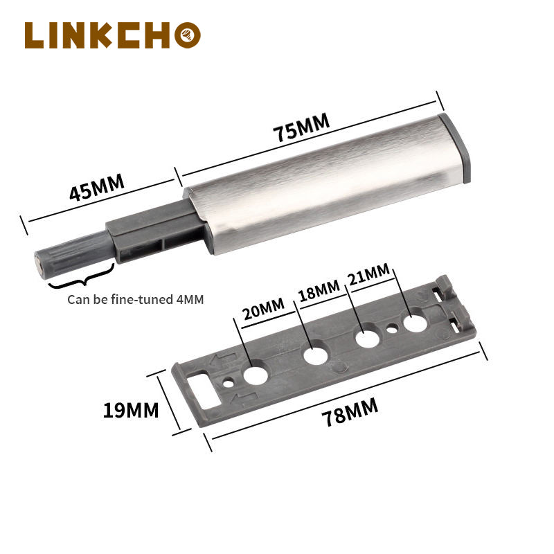 Push Open System Magnetic Suction Rebound Device Cabinet Door No Handle Push Latch
