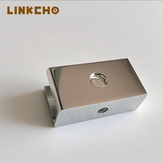 Stainless Steel Glass Clips Fixed Clamps and Accessories for Bathroom Wine Cabinet Partition Board Brackets Slot Clips