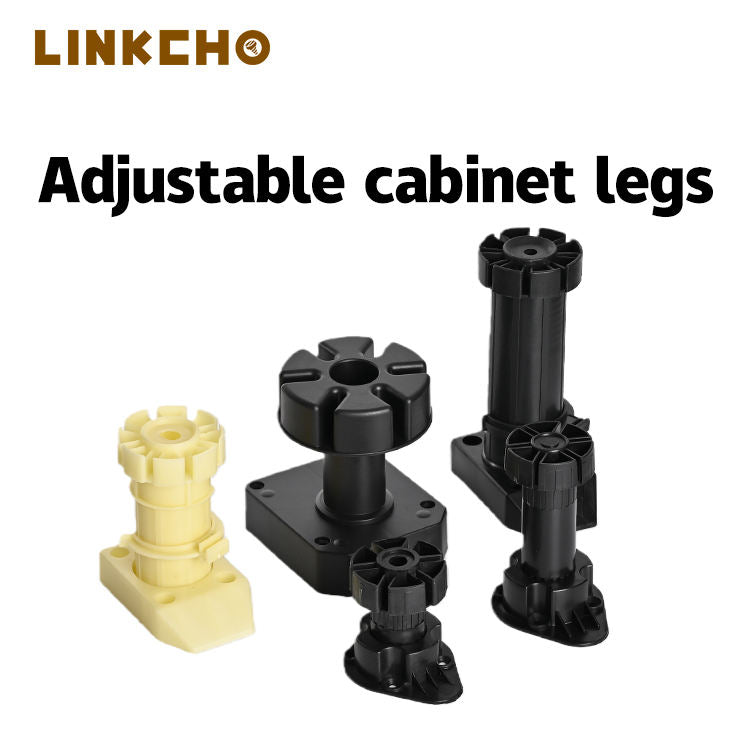 PP Adjustable Heavy Duty Furniture Legs for Kitchen Dining Hotel & Living Room Cabinets-Modern Design Plastic