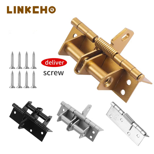 Modern Design Automatic Return Furniture Wardrobe Door Hardware Spring Hinge Soft Closing Feature for Gym Use