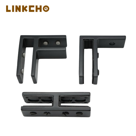 Stainless Steel Corner Glass to Glass Panel Holder Clip Clamp for Balustrade Railing Balcony Glass Fence
