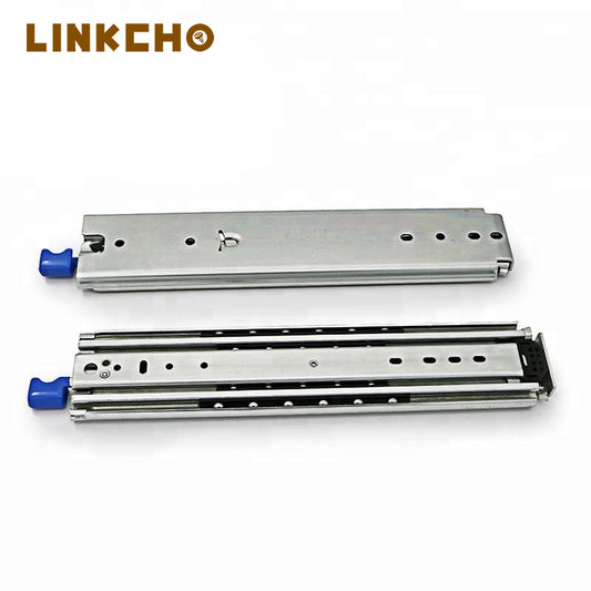 227KG Full Extension Lock-In and Lock-Out Heavy Duty Slide Rail Full Extension Drawer Slide Ball Bearing Drawer Slide