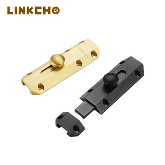 Home Hotel Stainless Steel Security Lock Door Tower Bolt Sliding Lock Furniture Barrel Tower Bolt Latch
