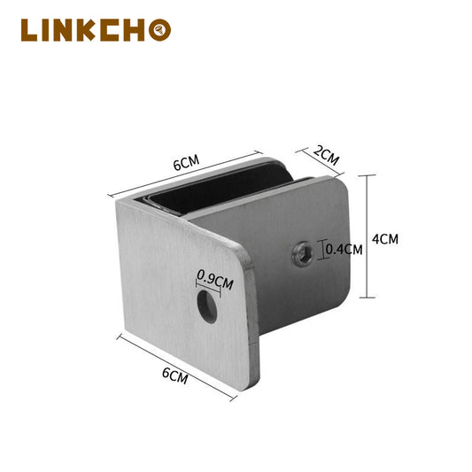Balustrades Shower Glass Hardware Fitting Patio Glass Railing Clamp Fence Bracket Stainless Steel Glass Clip