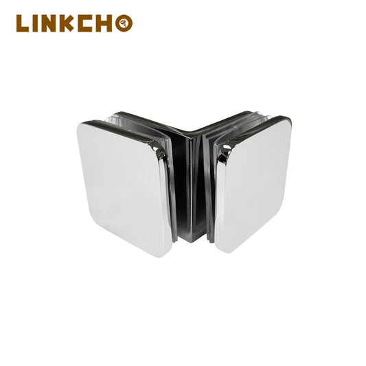 No Drill Fixed Panel Clip Shower Glass Clamp Clip Glass Door Clamp