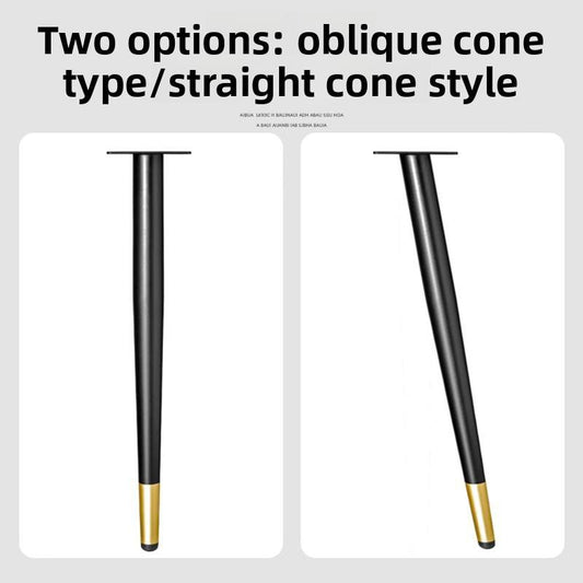 Metal Furniture Cabinet Legs Support Hardware for Dressing Tables Tapered and Diagonal Sofa Legs Table Hardware Legs