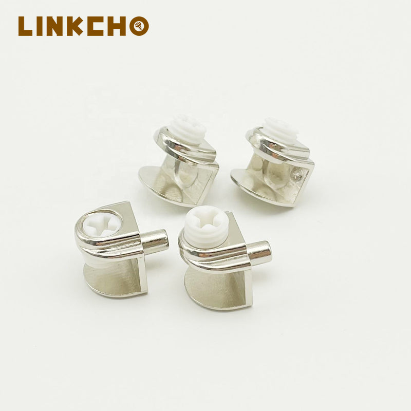 Hot Sale Furniture Wooden Board Zinc Alloy Glass Shelf Support Glass Clip Adjustable Clip Glass Clamp
