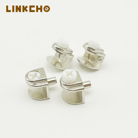 Hot Sale Furniture Wooden Board Zinc Alloy Glass Shelf Support Glass Clip Adjustable Clip Glass Clamp