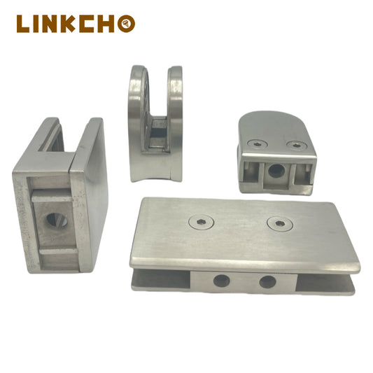 8mm/10mm shower glass clamp CNC stamping machining services glass clips clamp