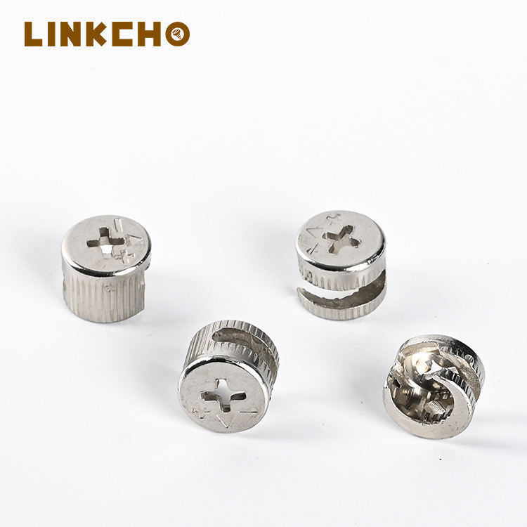 Metal Furniture Fitting Invisible Hidden Bolts Kitchen Cabinet Joint Cam Lock Screw Fasteners Connectors Set Cams and Dowel Pin