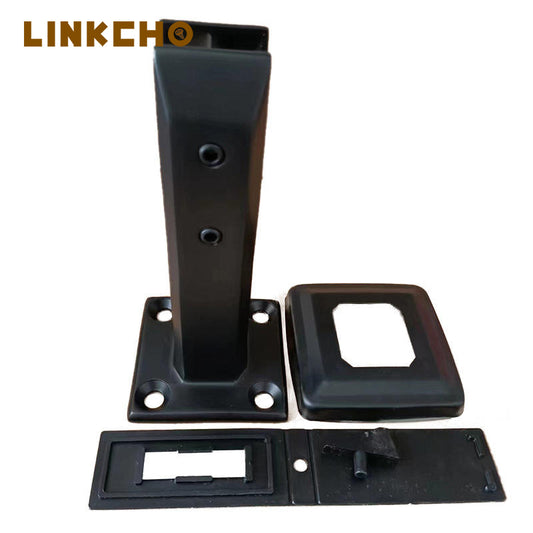 Modern 304 Stainless Steel Glass Clip for Bathroom Swimming Pool Villa Stair Tempered Glass Punch-Free Base Fixed 201 Series