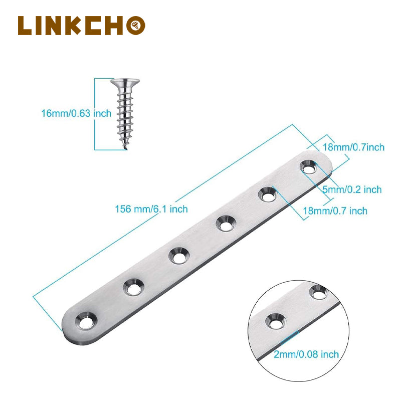 Wholesale Thickened Stainless Steel I-Shape Wall Mount Corner Shelf Bracket Hidden Connecting Angle Design