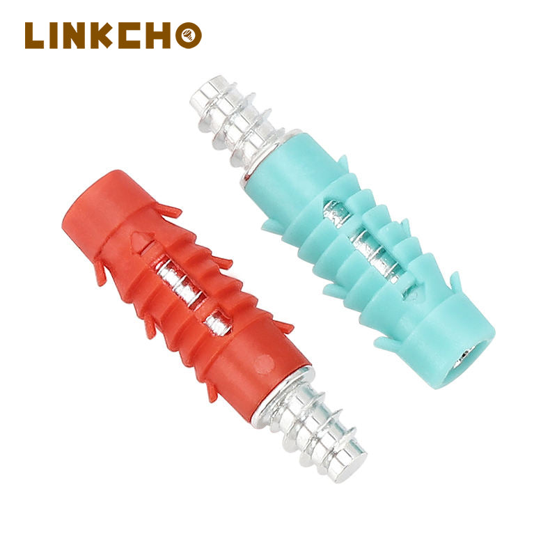 2 in 1 Invisible Furniture Hardware Connector Fitting Wardrobe Without Hole Simple Panel Furniture Fitting