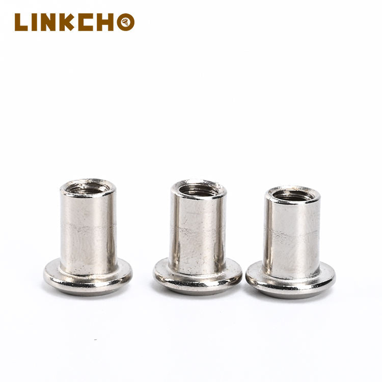 M3-M12 12.7mm Stainless Steel Zinc/Nickel Plated Flat Head Hex Socket Sleeve Barrel Nut for Furniture Connector