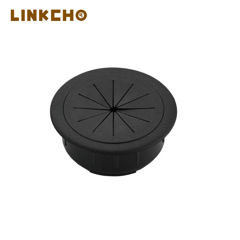Metal Office Desk Cable Grommet Tidy Outlet Table Wire Organizer Box Waterproof Rubber Hole Cover