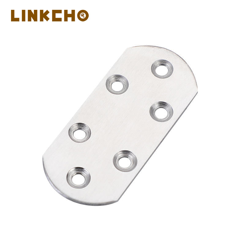 Connector Corner Code High Quality Stainless Steel Straight Furniture Parts Straight Repair Metal Flat Bracket Plate Fixed Angle