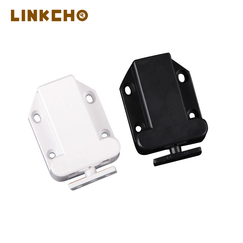 Durable Contemporary Self-Locking Invisible Push Open Cabinet Hardware Wardrobe Door Rebound Device Hotel Living Room