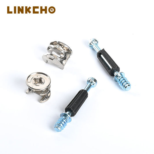 Invisible Three-in-one Furniture Connector Minifix Quick-release Rods and Cabinet Self-tapping Rod Hardware